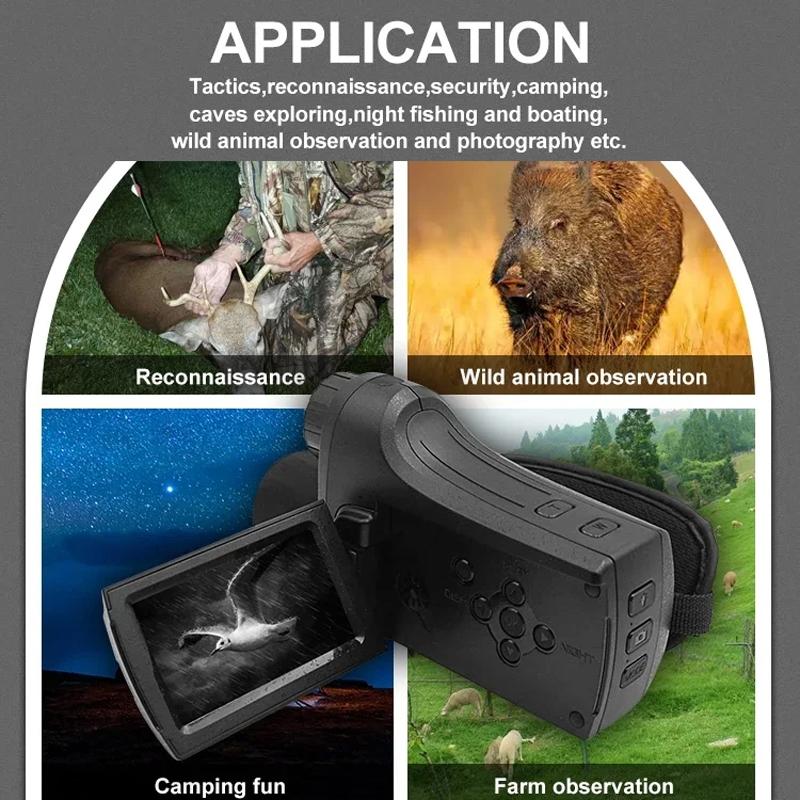 Digital Safety Camera With Handle And High Definition Monitoring