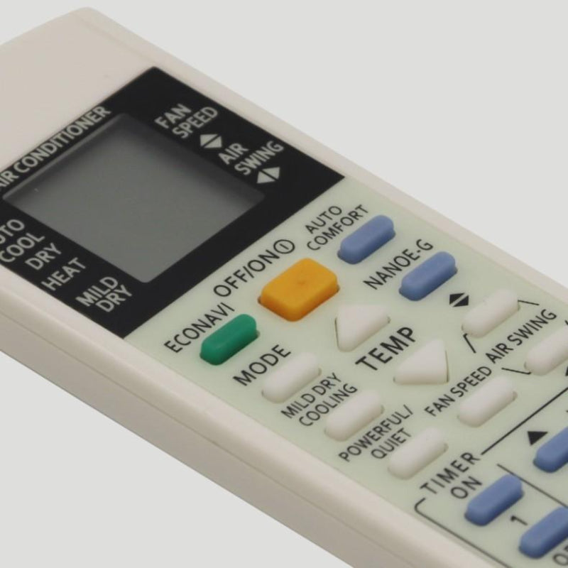 Panasonic Air Conditioner Remote Control Replacement For Models A75c3300 3208 3706