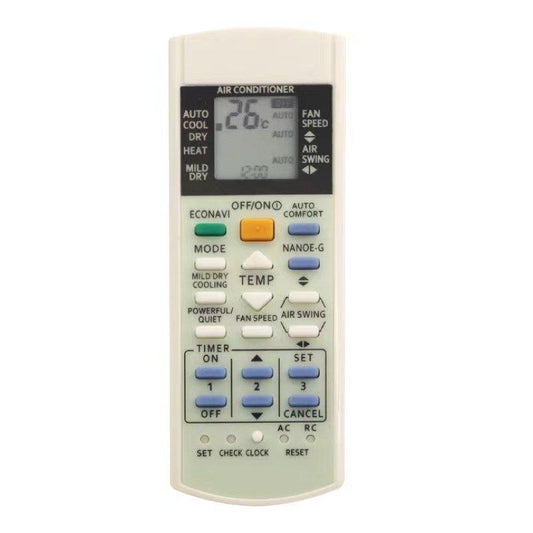 Panasonic Air Conditioner Remote Control Replacement For Models A75c3300 3208 3706