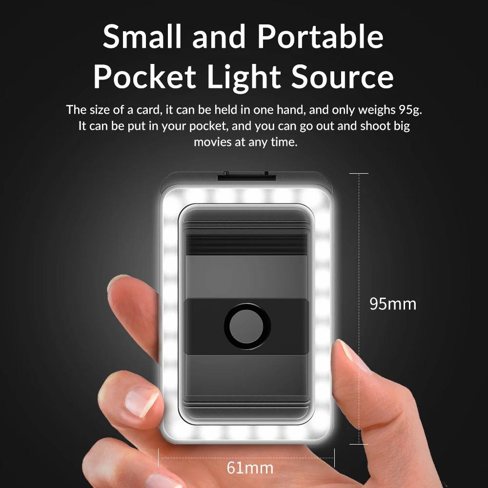 Universal Mobile Phone Clip With Multifunctional Fill Light And Thread Interface