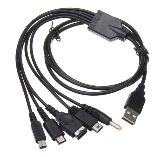 Universal Five In One Usb Charger For Wii 3Ds Nds And Psp Devices