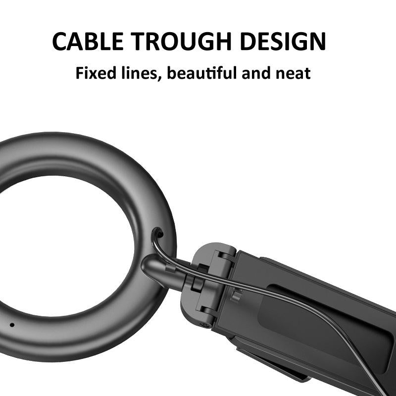 Desktop Ring Fill Light With Multi Function Bracket And Adjustable Brightness
