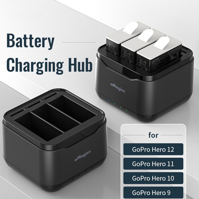 For Gopro Hero Battery Charger Seat Efficient Charging And Storage Solutions
