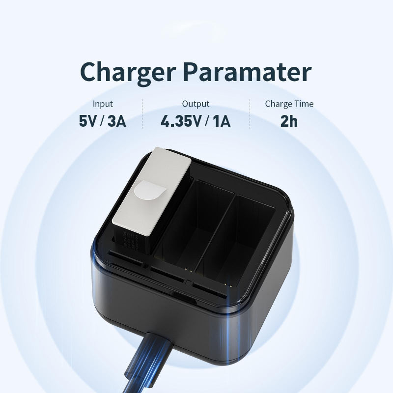 For Gopro Hero Battery Charger Seat Efficient Charging And Storage Solutions