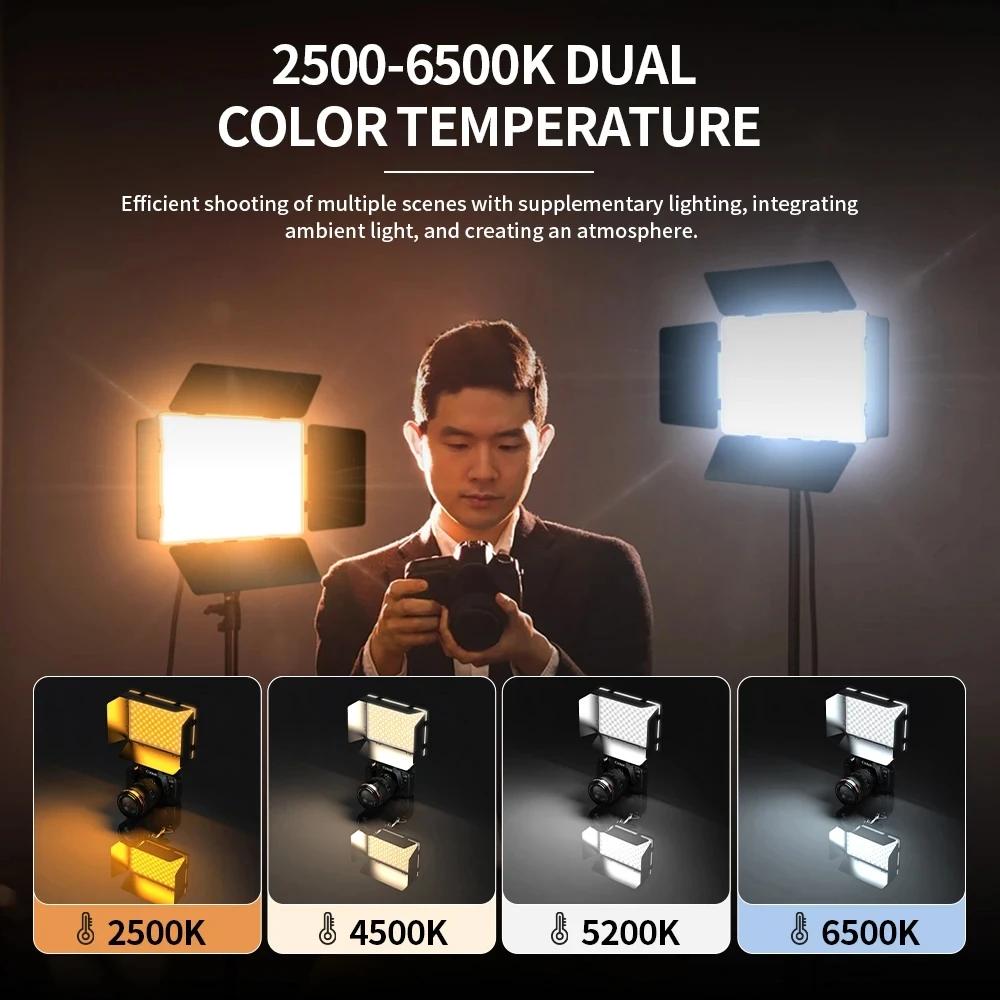 Dual Temperature Photography Fill Light Set For Studio Lighting And Camera Use