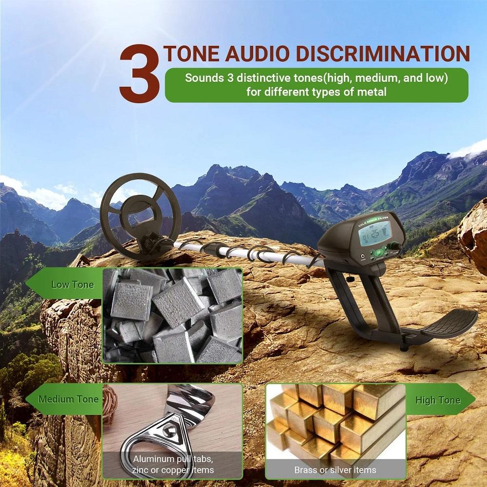 Outdoor Archeology Underground Metal Detector Set Hunt Treasure Necklace Ring Coins