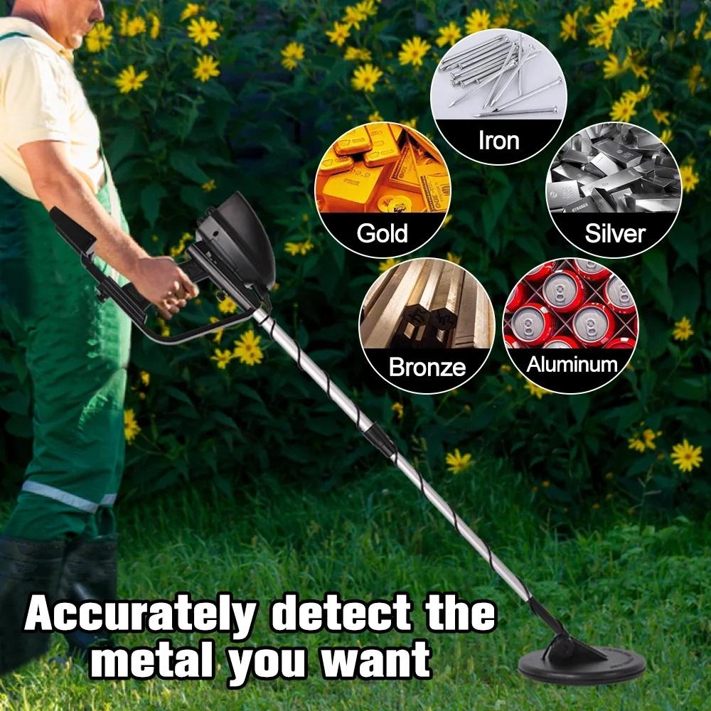 Outdoor Archeology Underground Metal Detector Set Hunt Treasure Necklace Ring Coins