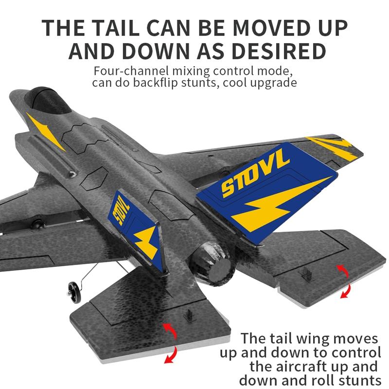 4 Channel Remote Control Stunt Tumbling Glider Foam Model Aircraft