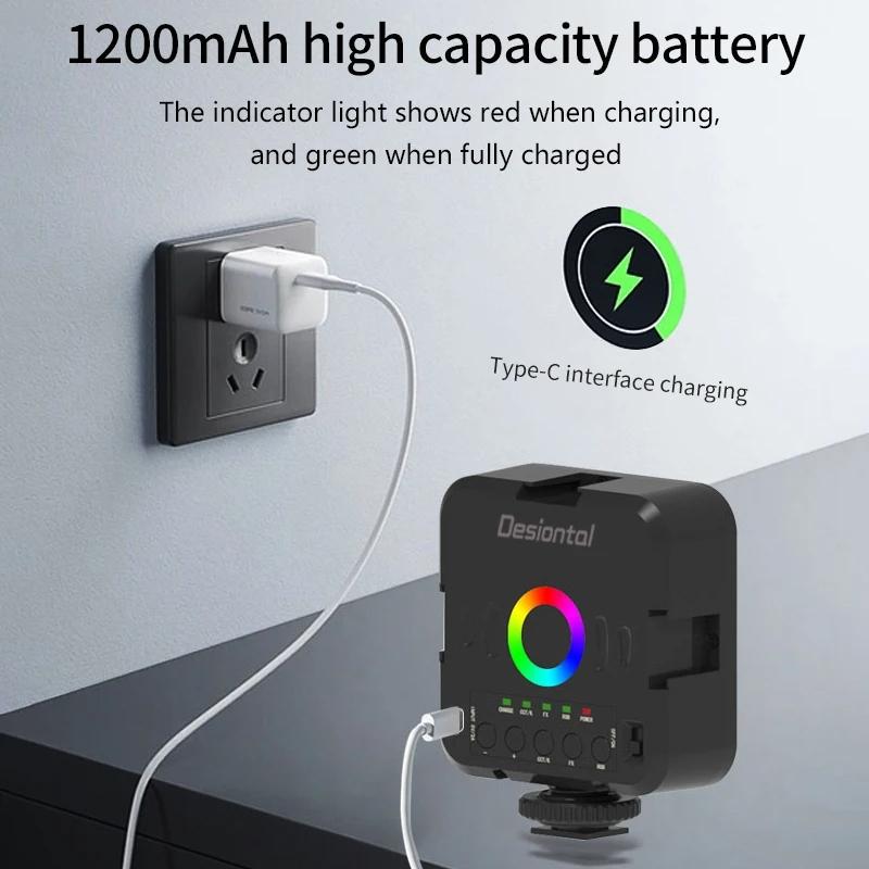 Rgb Fill Light For Handheld Photography And Live Streaming Applications