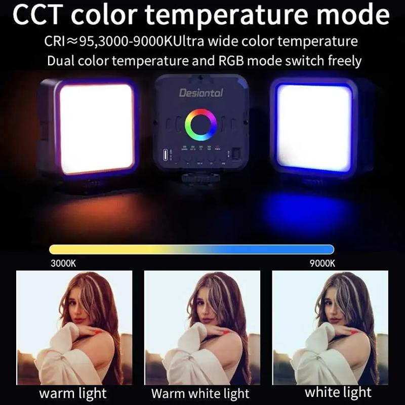 Rgb Fill Light For Handheld Photography And Live Streaming Applications