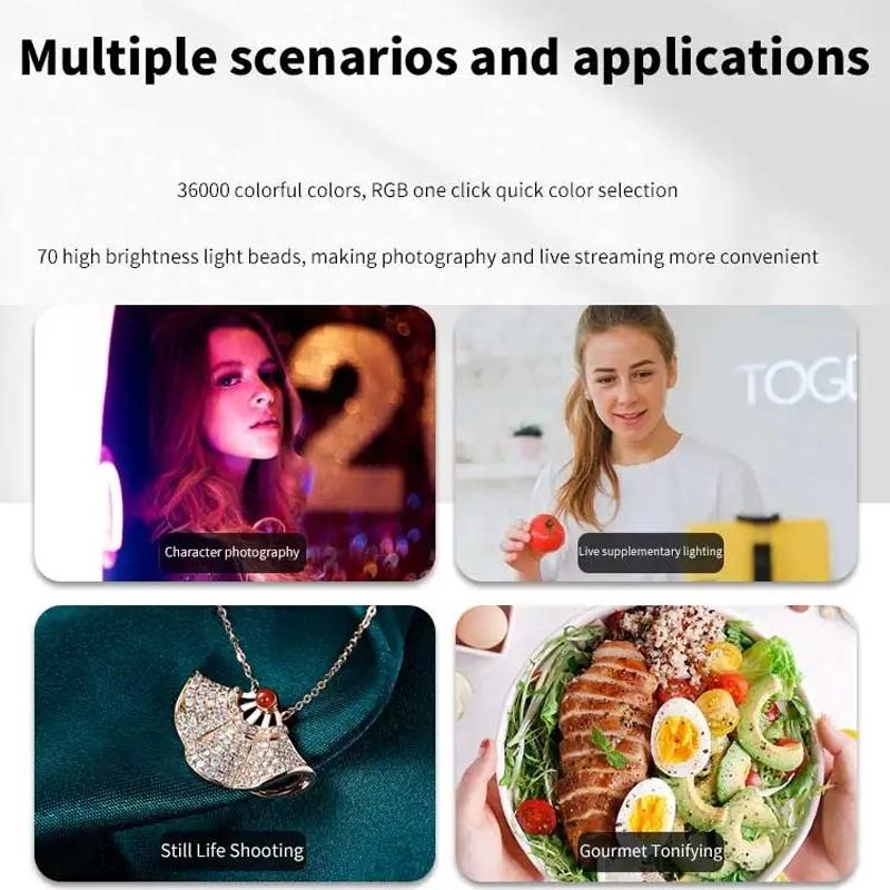 Rgb Fill Light For Handheld Photography And Live Streaming Applications