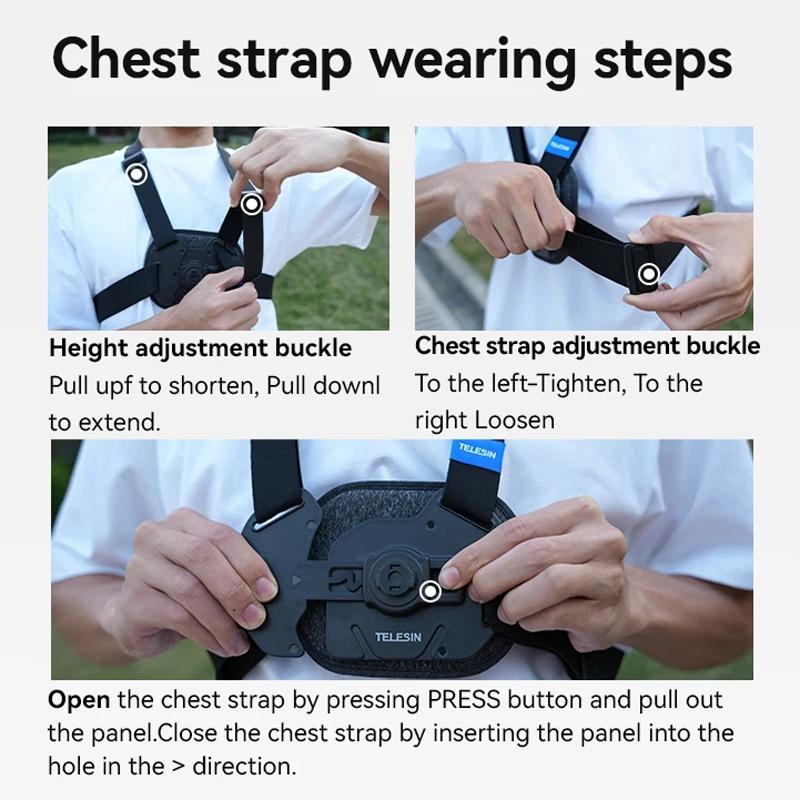Sports Camera Quick Release Chest Strap Accessory