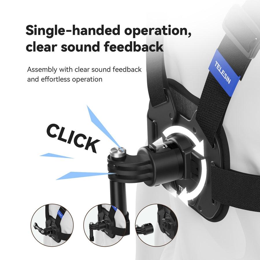 Sports Camera Quick Release Chest Strap Accessory