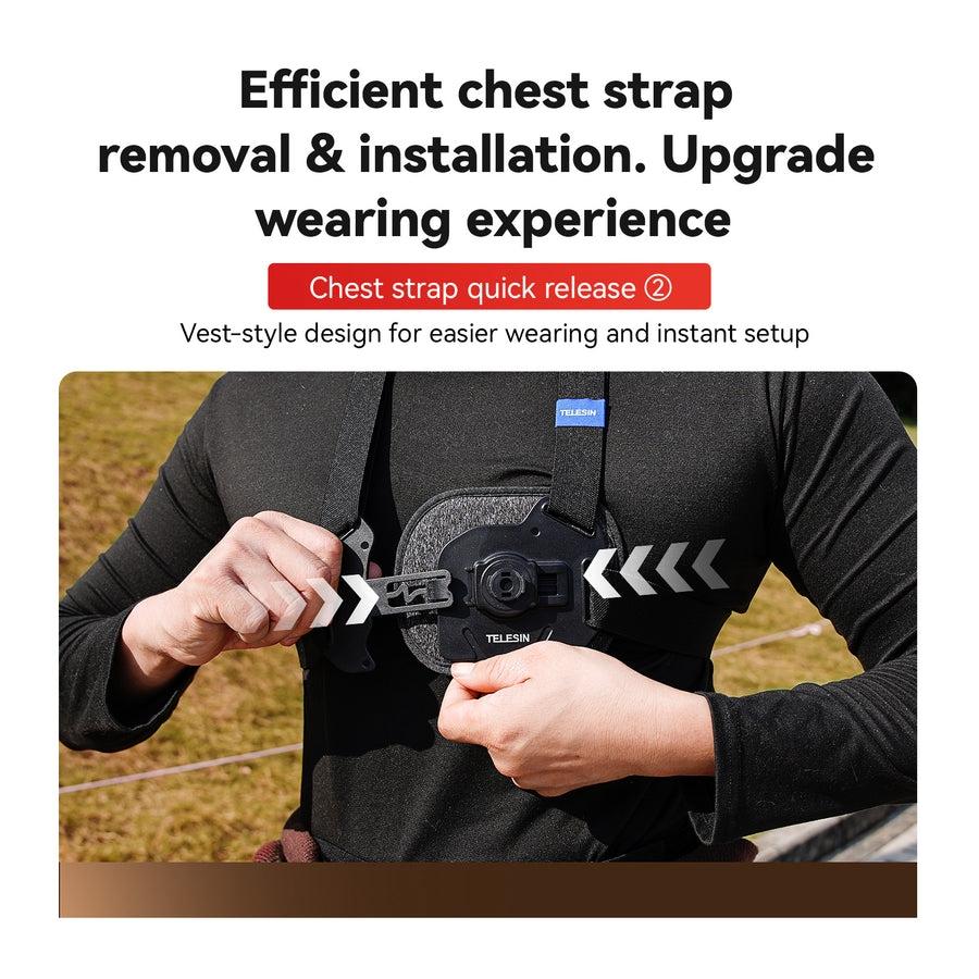 Sports Camera Quick Release Chest Strap Accessory