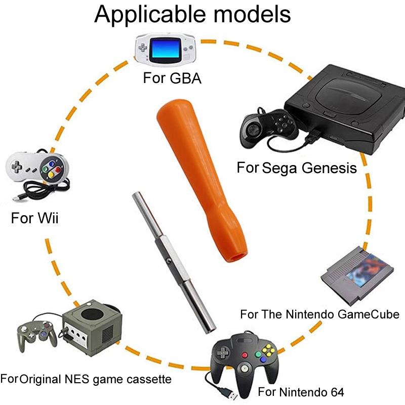 2 In 1 Disassembly Tool For Gba Ngc N64 Sfc Wii Consoles Screwdriver Socket