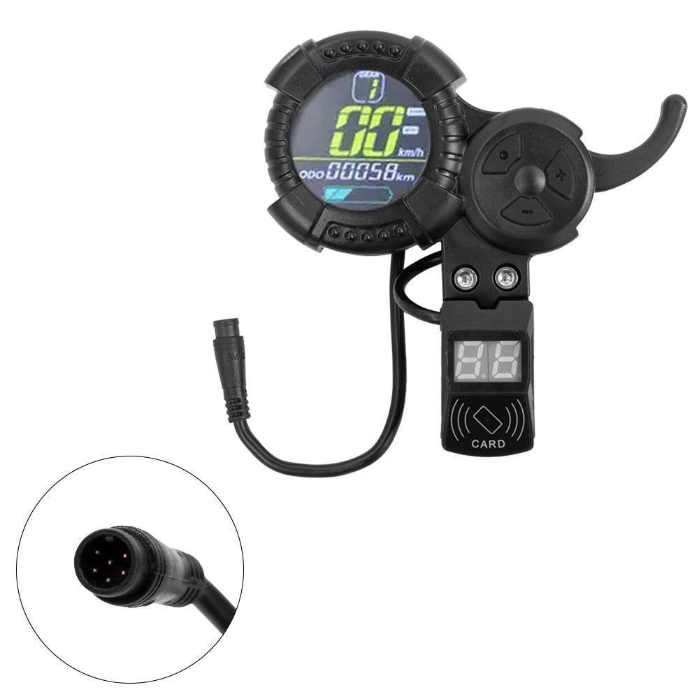 Universal Six Pin Scooter Meter For Vsett Zero Models And Compatible Scooters