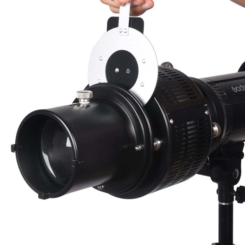 Optical Snoot For Bowens Mount Flash Studio Accessory With Light Focusing Features
