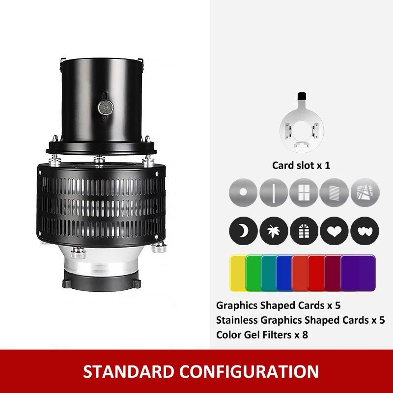 Optical Snoot For Bowens Mount Flash Studio Accessory With Light Focusing Features