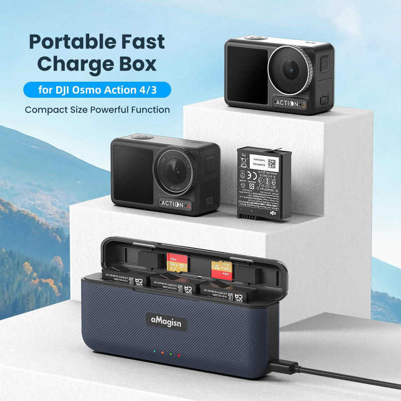 Fast Charge Charger For Sports Camera Accessories By Magisn