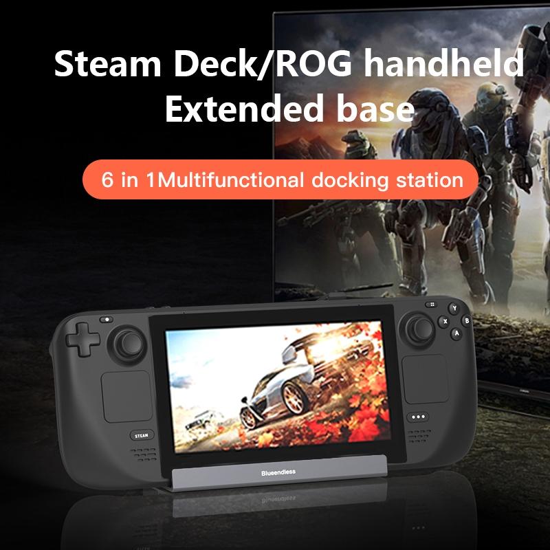6 In 1 Type C Docking Station For Steam Deck And Rog Blueendless Ds601 Console