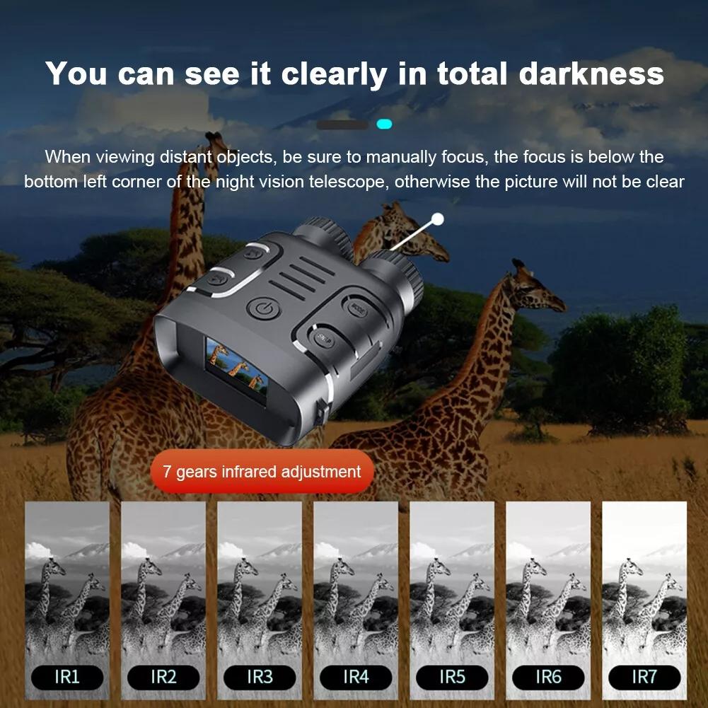 1080P High Definition Binocular With Infrared Night Vision And 5X Zoom Capability