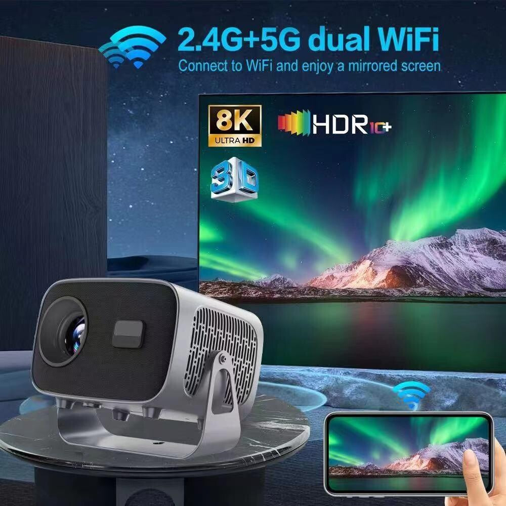 4K Android Smart Projector Compact Versatile