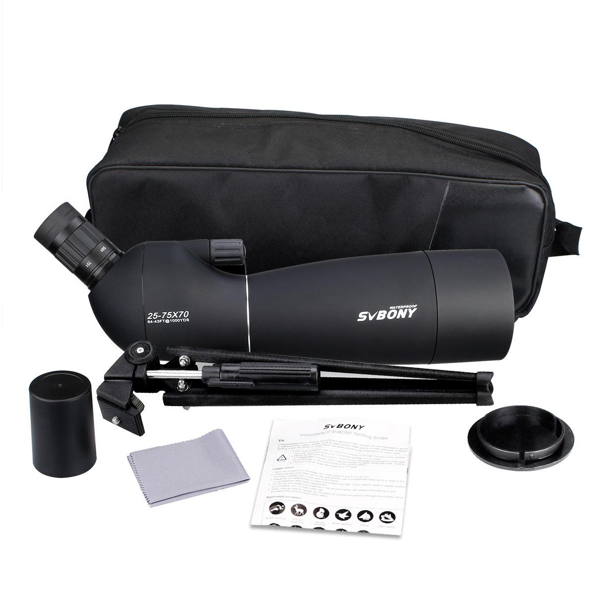 Waterproof Bird Scope With 25 75X Magnification And 70 Millimetre Objective Lens