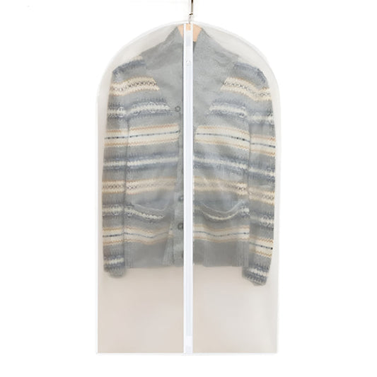 Two Pack Hanging Garment Storage Bags With Zipper And Clear Viewing Window
