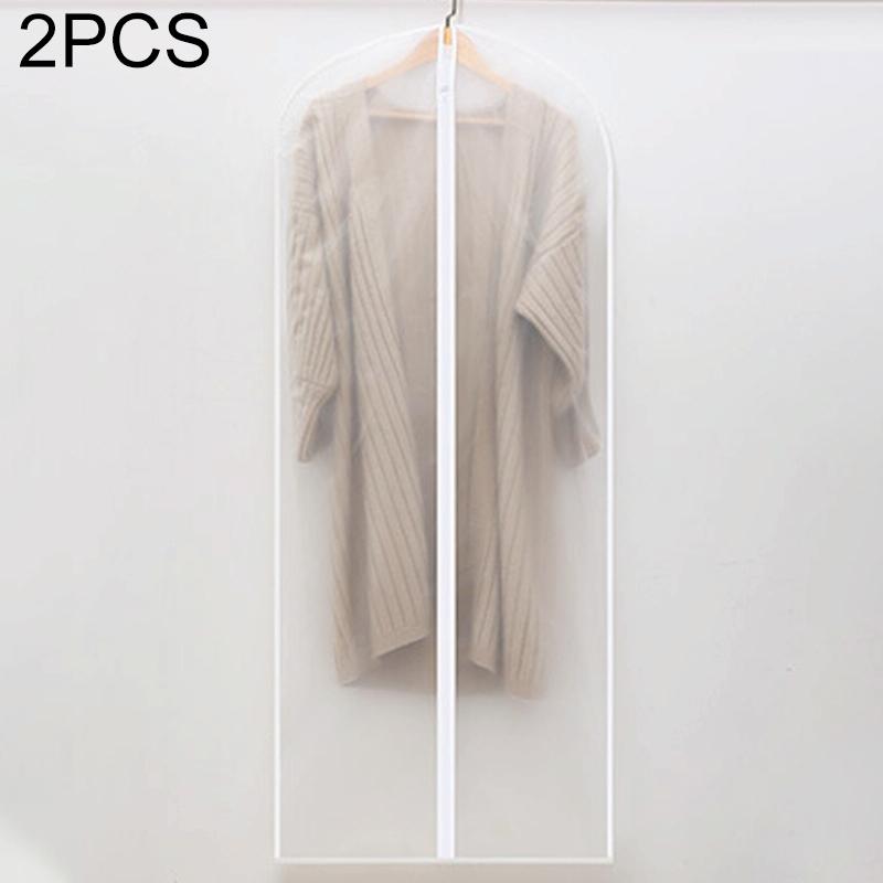 Transparent Hanging Garment Storage Bags With Zipper For Clothing Protection