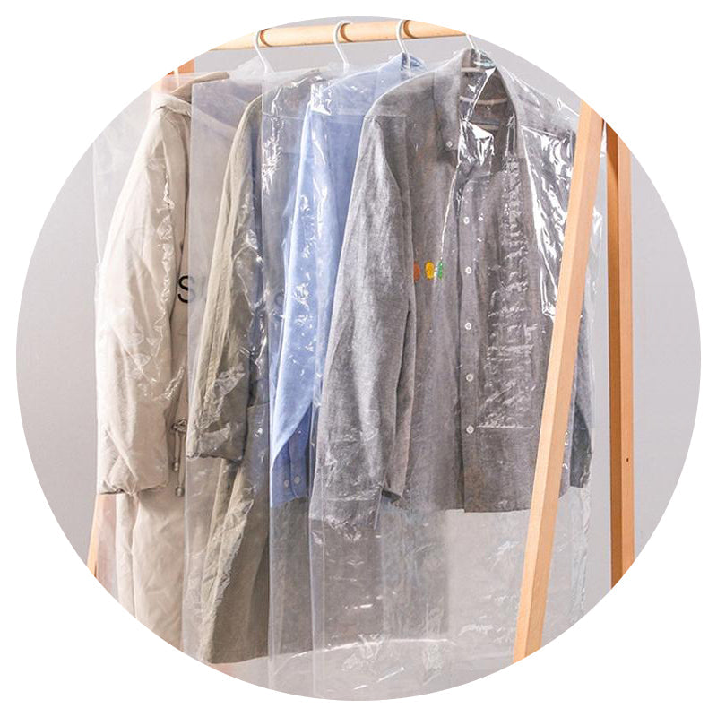 One Hundred Disposable Dust Bags Sixty Centimetres By Twenty Thick Polypropylene And Polyethylene Material Transparent