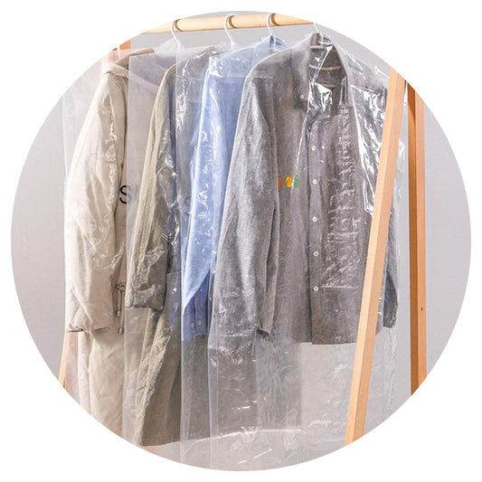 One Hundred Disposable Dust Bags Sixty Centimetres By Twenty Thick Polypropylene And Polyethylene Material Transparent