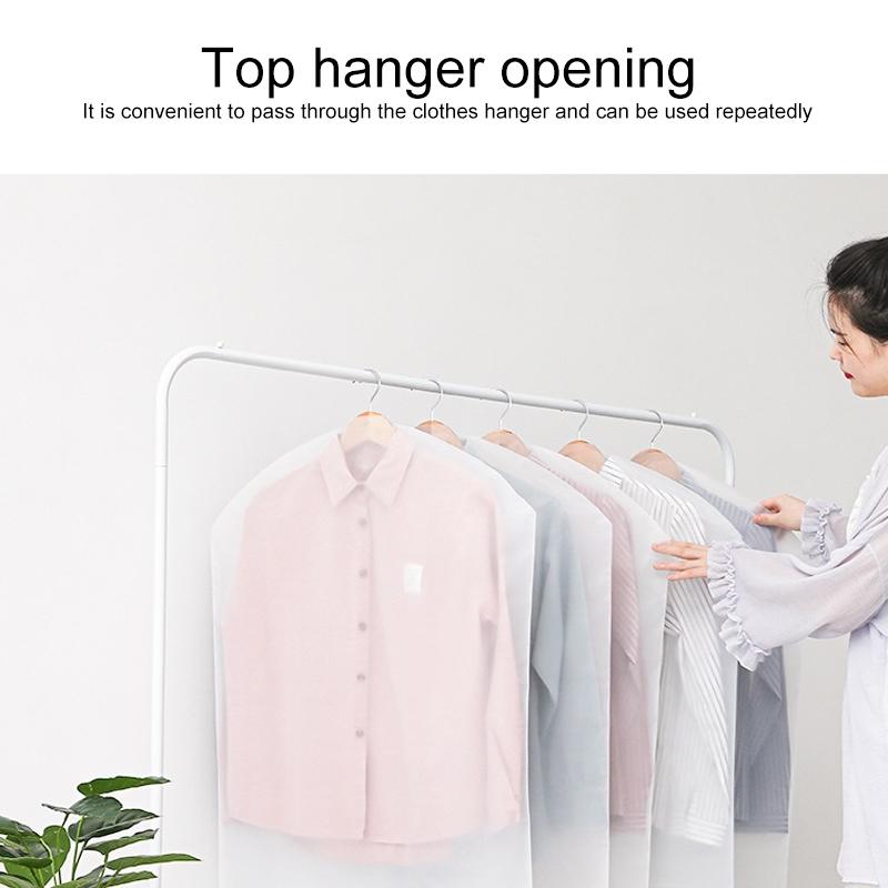 60X130cm 100 Disposable Transparent Clothes Dust Bags Cover