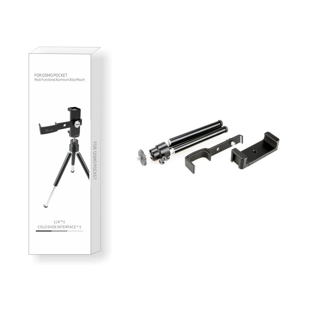 Versatile Aluminium Tripod For Dji Pocket With Multi Functional Applications