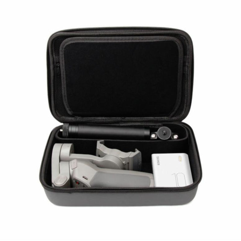 Diamond Texture Leather Bag For Dji Mobile 3 Black