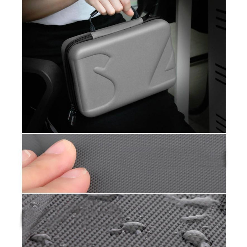 Diamond Texture Leather Bag For Dji Mobile 3 Black