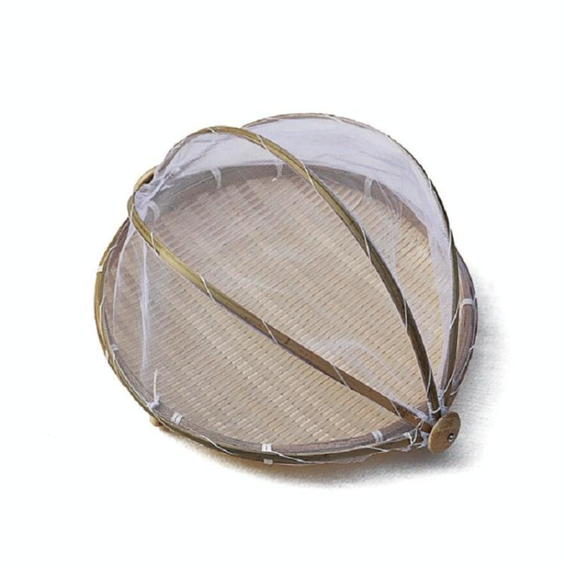 Small Round Bamboo Woven Dustpan Basket For Household Storage Thirty Centimetres