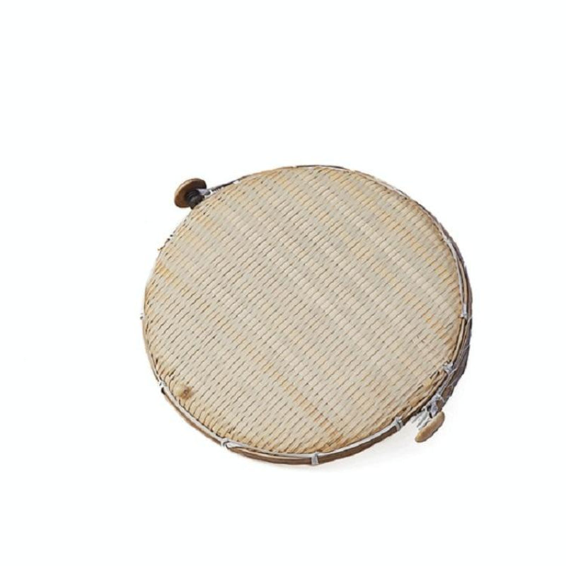 Small Round Bamboo Woven Dustpan Basket For Household Storage Thirty Centimetres