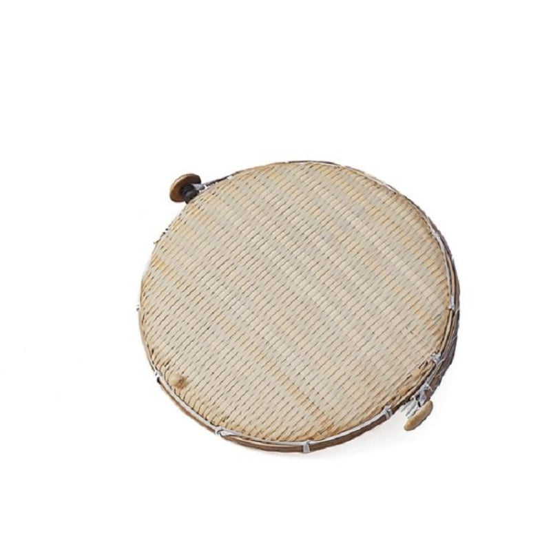 42Cm Round Bamboo Woven Dustpan Basket Household Storage