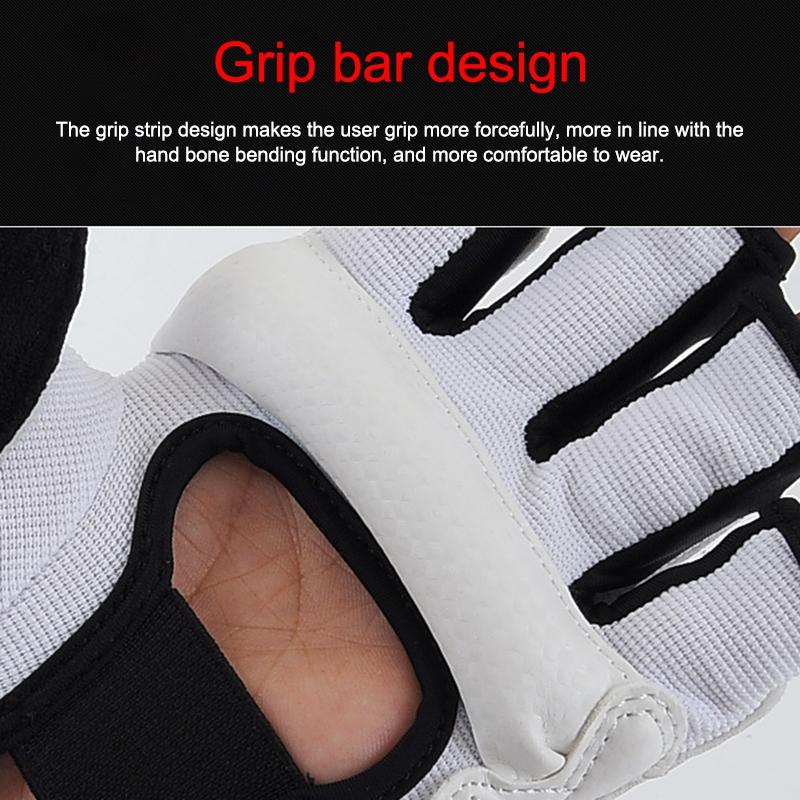 Adult Half Finger Sandbag Training Gloves For Fitness And Sparring