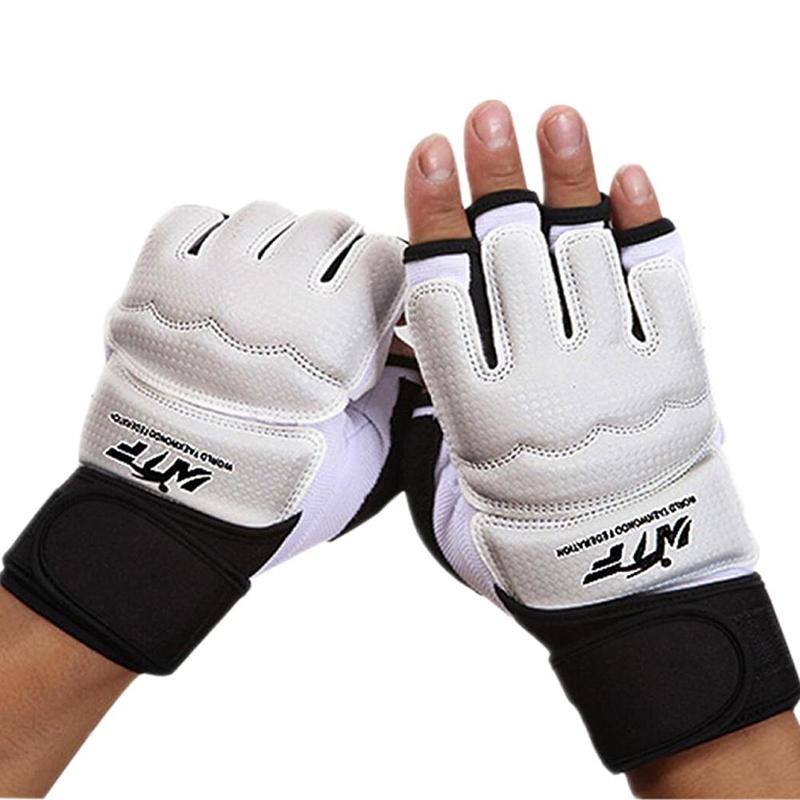 Adult Half Finger Sandbag Training Boxing Gloves Pu Leather