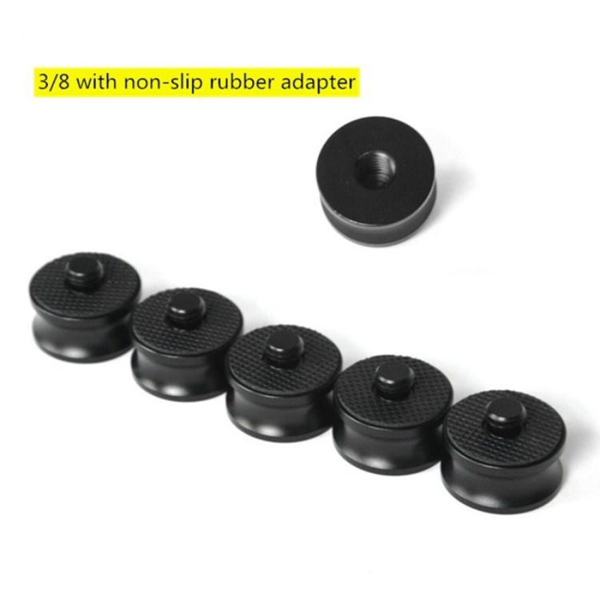 3 Pcs 3/8 Inch Female To 1/4 Male Screw Aluminum Alloy Adapter For Camera Tripods