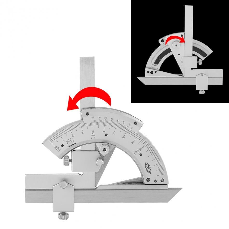 Non Parallax Trimmer Protractor For Accurate Angle Measurement In Metalworking