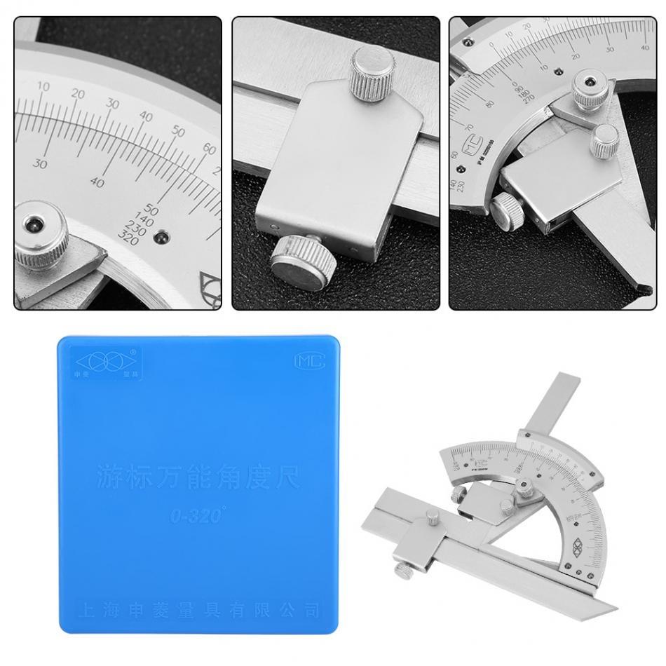 Non Parallax Trimmer Protractor For Accurate Angle Measurement In Metalworking