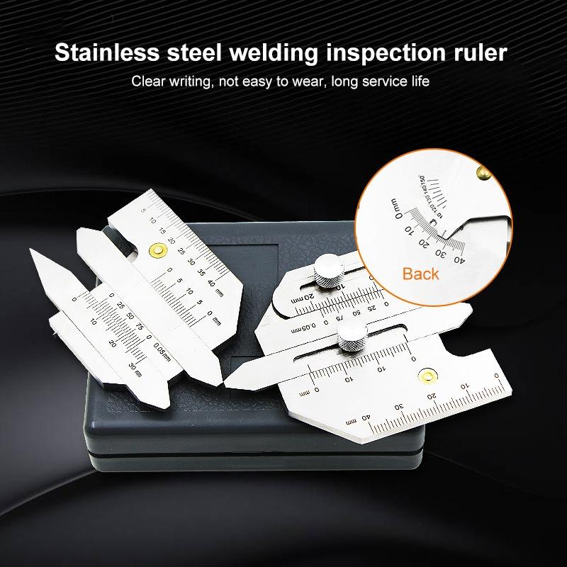 Stainless Steel Welding Inspection Ruler Hjc40 For Industrial Applications