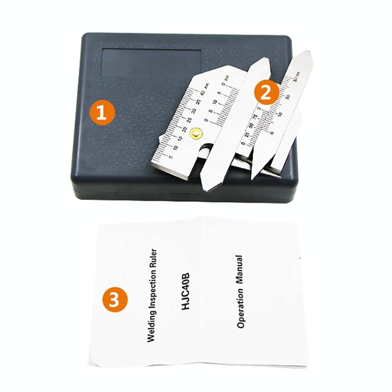Stainless Steel Welding Ruler Measure Gauge For Precision Inspection Tool