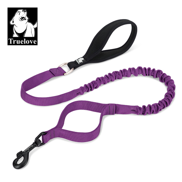 True Love Military Dog Leash 2.5 Cm Width And 1.4 Length Purple