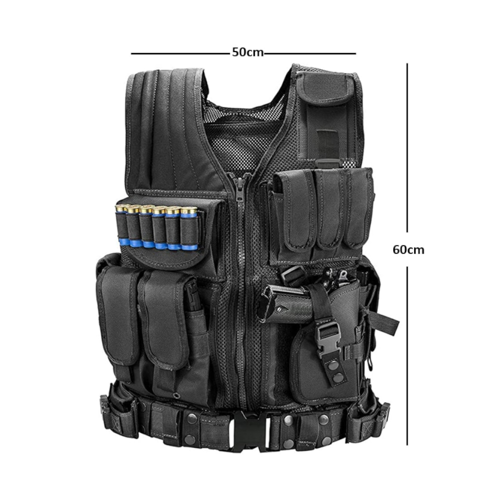 Tactical Vest Military Combat Army Armor Vests Molle Airsoft Plate Carrier Swat Outdoor Fishing Cs Training