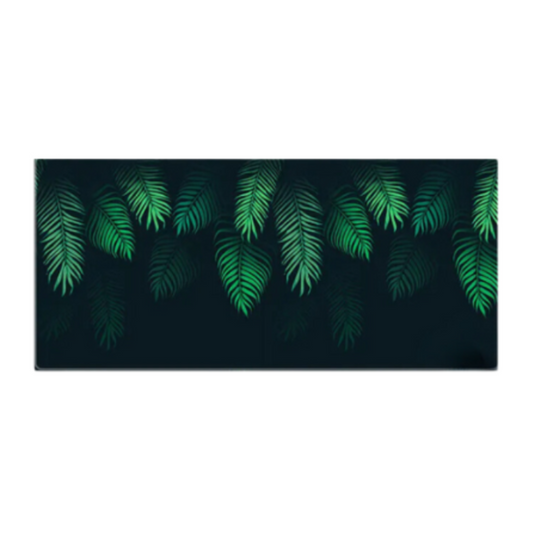 Mouse Pad Green 300X600x2mm Leaves Non Slip Rubber Mat For Computers Laptops