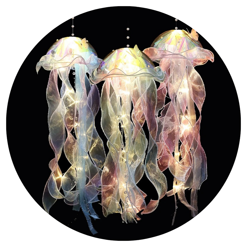 Colorful Gradient Jellyfish Led Light