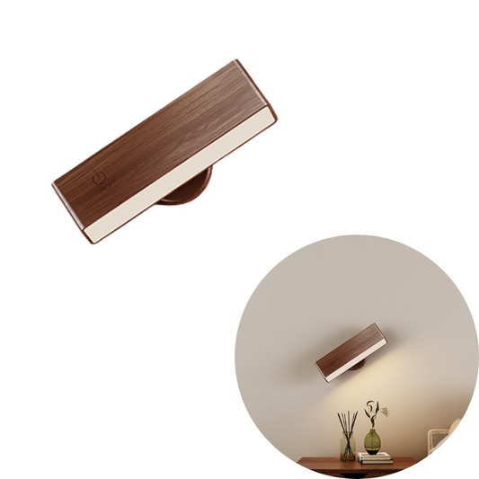 Elosung Brown Touch-Control Dimmable Led Wall Light Minimalist Design